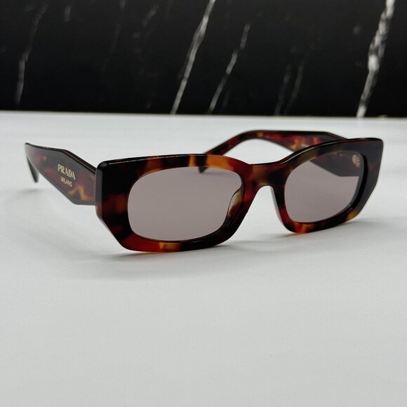 NEW PRADA PRB05S 22A20I WOMEN HAVANA SUNGLASSES SPR B05 22A20I - Picture 1 of 9